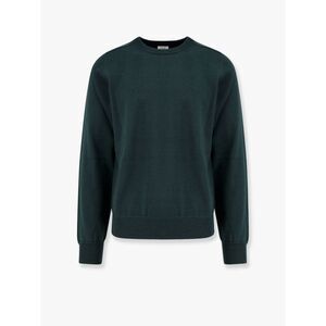 Celine Men Wool Sweater With Embroidered Logo On The Front